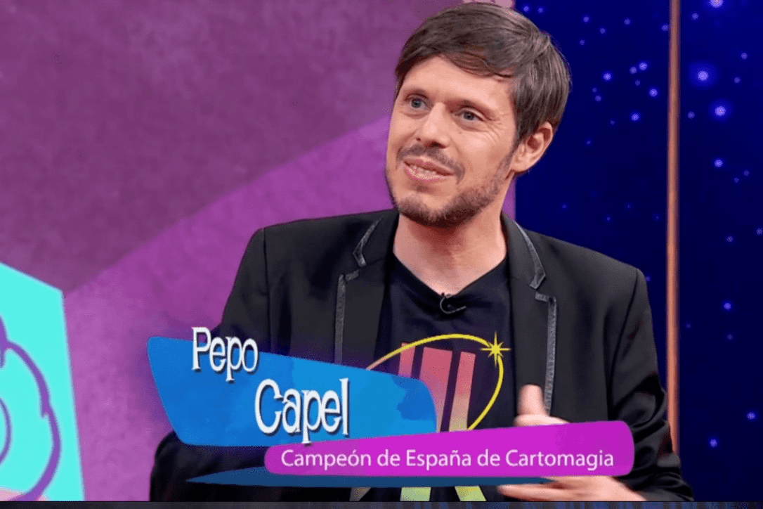Pepo Capel actuando en TV